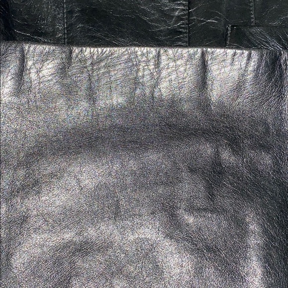 John Carlisle Essential Leather Trench Coat Black - Picture 5 of 10